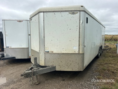 2012 H & H 27 ft T/A Remorque fermée