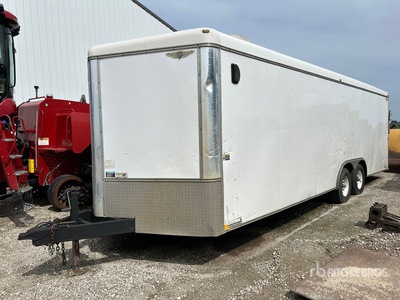 2012 H & H 27 ft T/A Enclosed Trailer