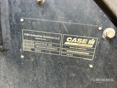 2022 Case IH Steiger 580 Quadtrac Scraper Tractor