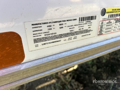 2021 H & H H8416TFYV-100 16 ft T/A Enclosed Trailer