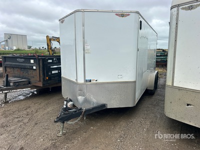 2021 H & H H8416TFYV-100 16 ft T/A Remorque fermée