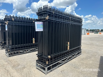 Quantity of (20) Canex 10 ft x 7 ft Powder Coated Ogrodzenie terenu (Unused)