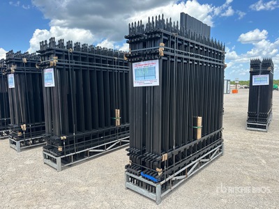Quantity of (20) Canex 8 ft x 7 ft Powder Coated Ogrodzenie terenu (Unused)