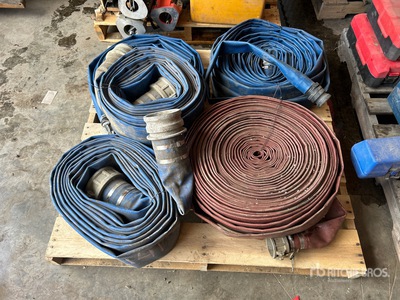 Quantity of (7) Discharge Hose w/ Camlock Fittings خرطوم