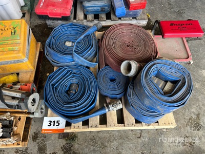 Quantity of (7) Discharge Hose w/ Camlock Fittings Tubi