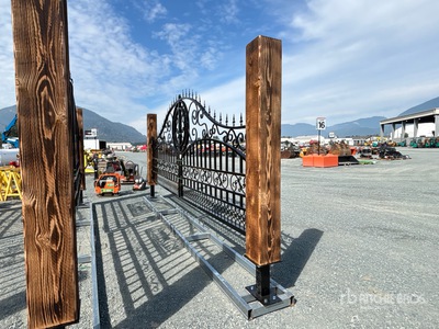 2026 EG Earthy Grounds EG-T20-SC 20 ft x 7 ft Steel Bi-Parting Driveway Gate (Unused)