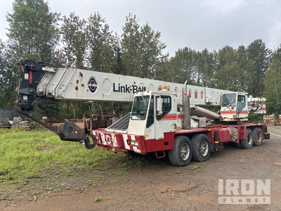 1988 Link-Belt 120000 lb 8x4 Hydraulic Truck Crane