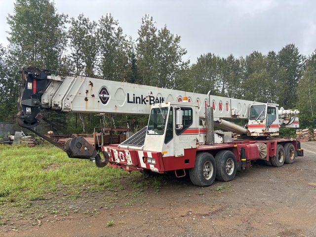 1988 Link-Belt 120000 lb 8x4 Hydraulic Truck Crane 1988 Link-Belt 120000 lb 8x4 Hydraulic Truck Crane
