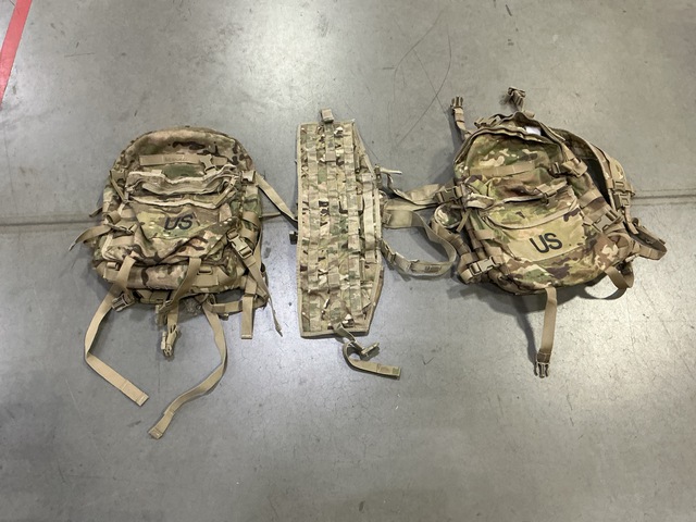 (22) Assault Packs, (24) Tactical Assault Panels & Assorted Items