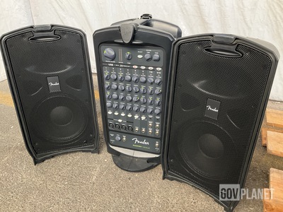 (3) Fender Portable Sound Systems & (2) Aiphone Sub Stations