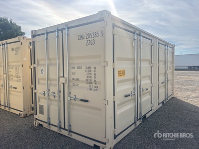 20 ft Standard Multi-Door Opslag container (Unused)