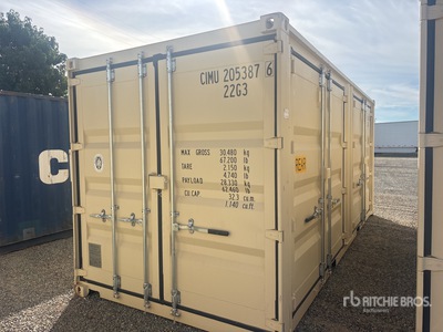 20 ft Standard Open-Sided Opslag container (Unused)