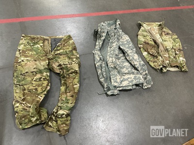 (4) Cold Weather Paraks, (16) Wet Weather Jackets & Assorted Items