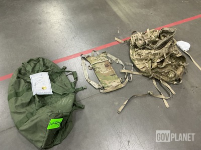 (77) Hydration System Carriers, (24) Duffel Bags & (5) Large Field Rucksacks