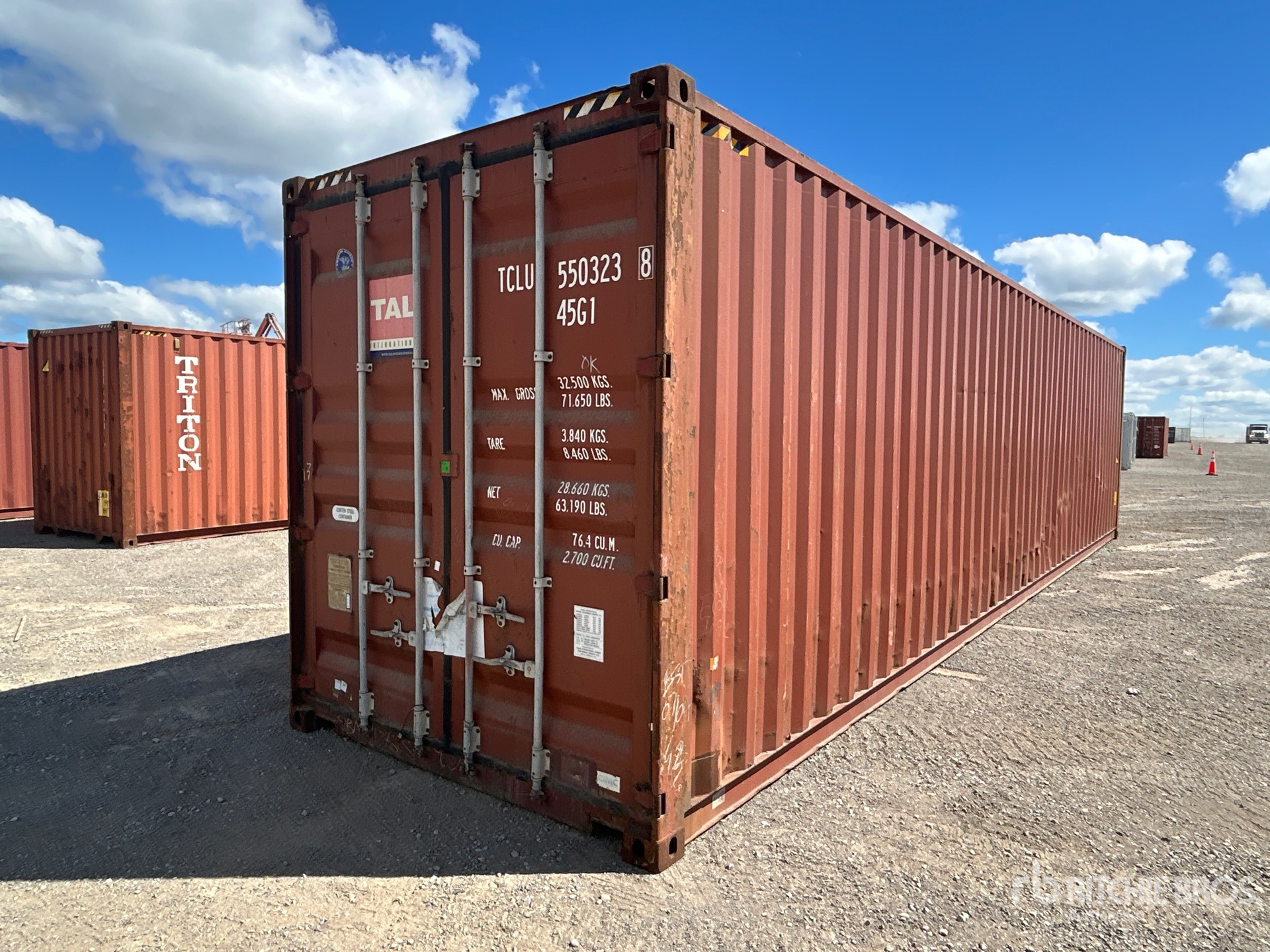 2010 40 ft High Cube Storage Container