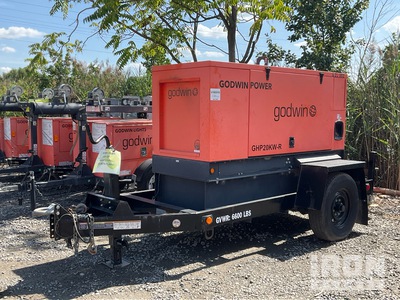 2019 Godwin GHP20KW-R Mobile Generator Set