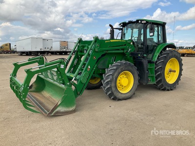 2022 John Deere 6155M 4WD Tractor