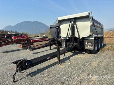 2006 Langfab 14 ft 6 in Tri/A Pup Dump Trailer