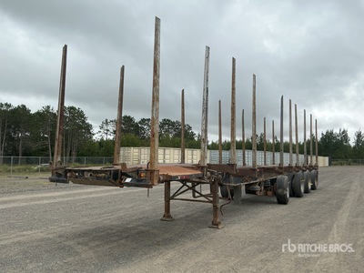 2016 Trailex 50 ft Quad/A Short Wood Log Trailer