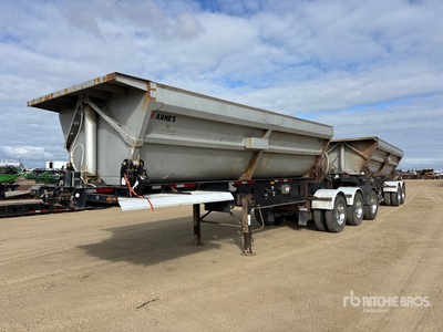 2022 Arnes lead 20 ft Super B-Train Lead Side Dump Trailer