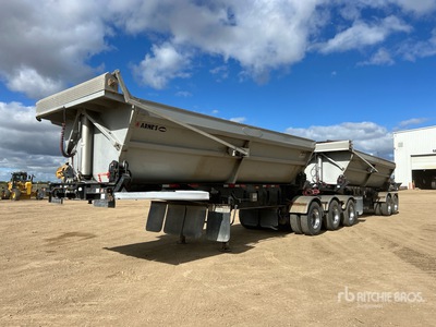 2024 Arnes lead 24 ft Super B-Train Lead Side Dump Trailer