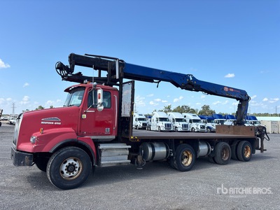 2012 PM WB 610.24 7720 lb Knuckle Boom on 2012 Western Star 4800 8x4 Camión Grúa