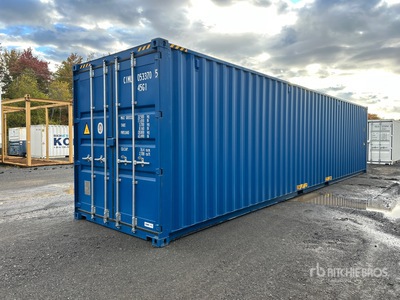 2025 40 ft High Cube Storage Container