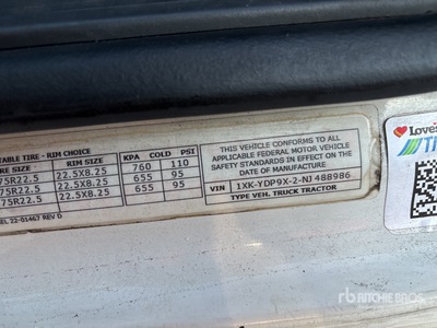 2022 Kenworth T680 T/A Sleeper Truck Tractor