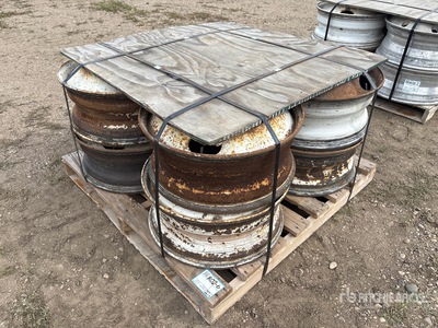 Quantity of (8) 22.5 inch Steel Wheels