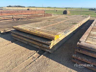 Quantity of (4) 40 ft x 8 ft Rig Mats