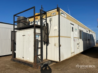 56 ft x 12 ft Skid-Mounted Mobile Office