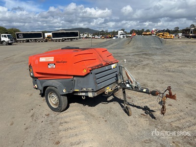 2010 Atlas Copco XAS130 130 cfm Mobile Air Compressor
