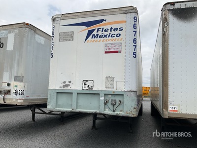 2007 Fruehauf FBA91.5LP HT240W 40 ft x 102 in T/A Caja Seca / Van Trailer
