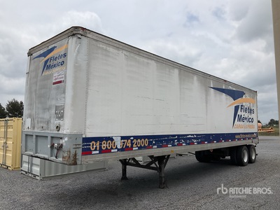 2007 Fruehauf FBA91.5LP HT240W 40 ft T/A Caja Seca / Van Trailer