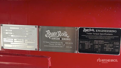 2022 Bruce Rock Tri/A Side Dump Trailer