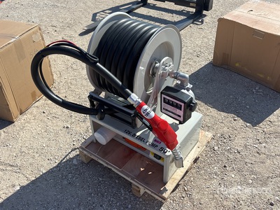 50 ft. Diesel Fuel Reel w/ HD 12v pump (Unused)