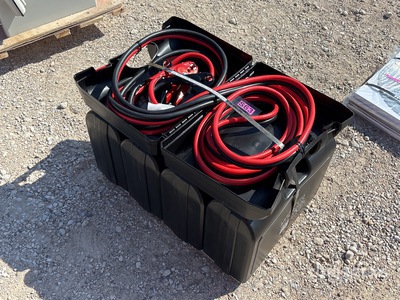 Quantity of (5) 25 ft 800 amp Extra HD Booster Cables (Unused)