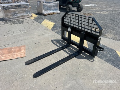 JBX 4000 48 in Skid Steer Forks (Unused)