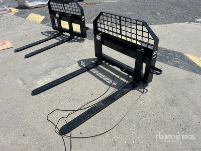 JBX 4000 48 in Skid Steer Forks (Unused)