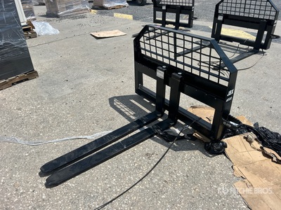 JBX 4000 48 in Skid Steer Forks (Unused)