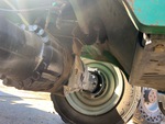 Drivetrain with Rear Axle Oscillating Pin