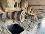 Undercarriage with Left Carrier Rollers