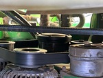 Engine with A/C Compressor