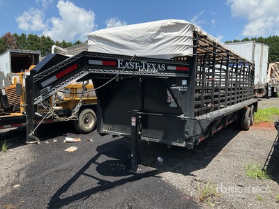 2026 East Texas 24 ft T/A Viehtransportanhänger