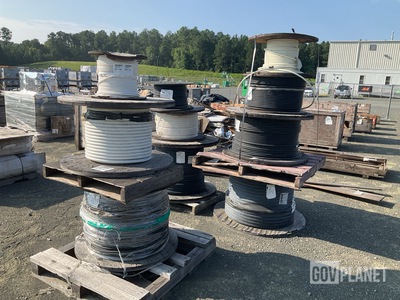 (10) Spools of Assorted Cable