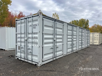 2026 40 ft High Cube Multi-Door Storage Container
