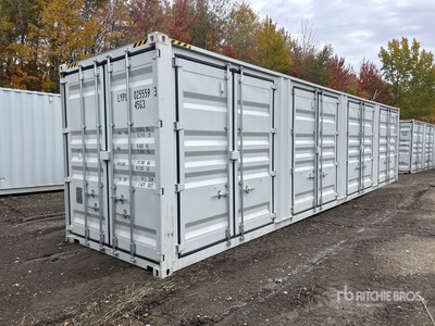2026 40 ft High Cube Multi-Door Storage Container