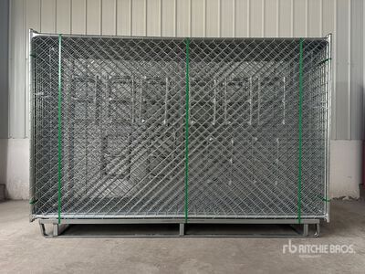 Quantity of (20) 2025 GLCF1006 10 ft x 6 ft Chain Link Temporary Site Fence (Unused)