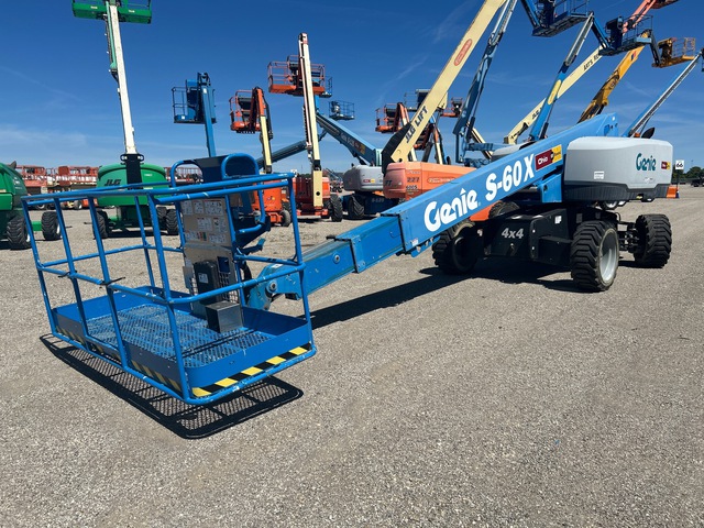 2016 Genie S-60X 4WD Diesel Telescopic Boom Lift