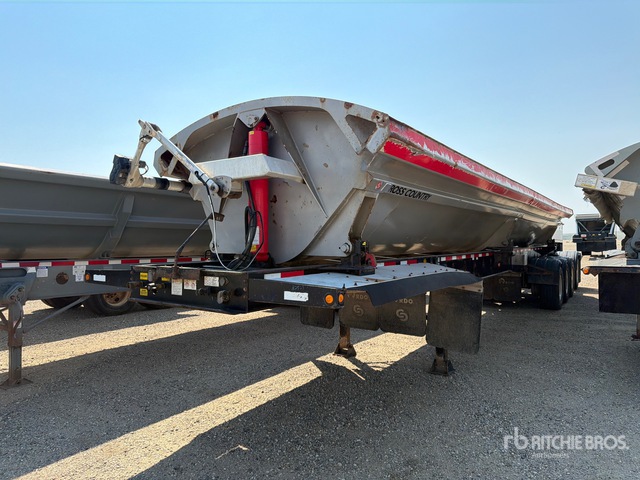 2017 Cross Country 420SD 38 ft Quad/A Side Dump Trailer